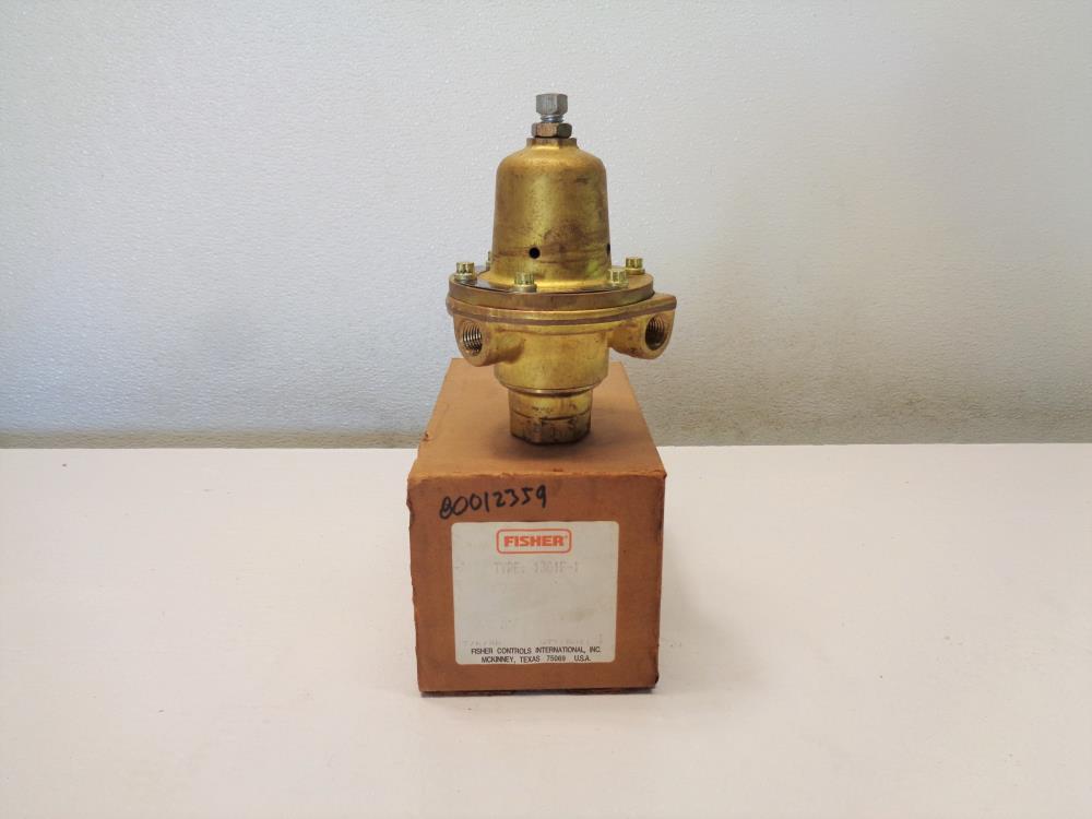 Fisher Regulator, 1/2" NPT, Brass, 6000 PSI, #1301F-1